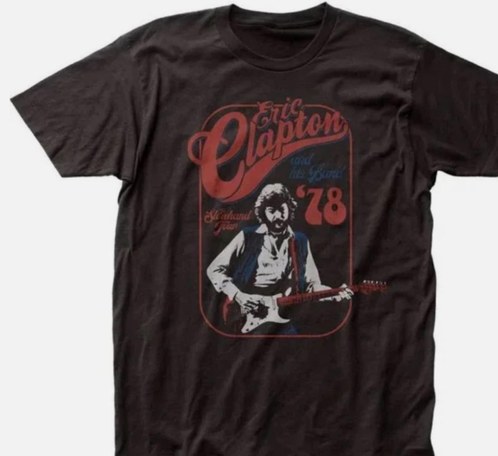 Eric Clapton Slowhand Tour Mens T Shirt Black XXL