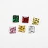 Square Princess Cut Shape Cubic Zirconia Synthetic Gemstone Mix 15 Colors 5A Loose CZ Stone for Jewelry Making
