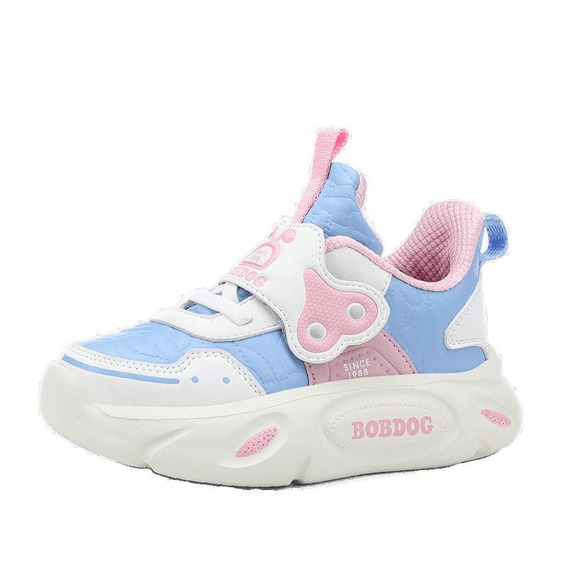Babu Bean Klasskamrat Flickor Sneakers 2025 Ny Höst och Vinter Läder Vattentäta Barns Fritids Löparskor Flickor