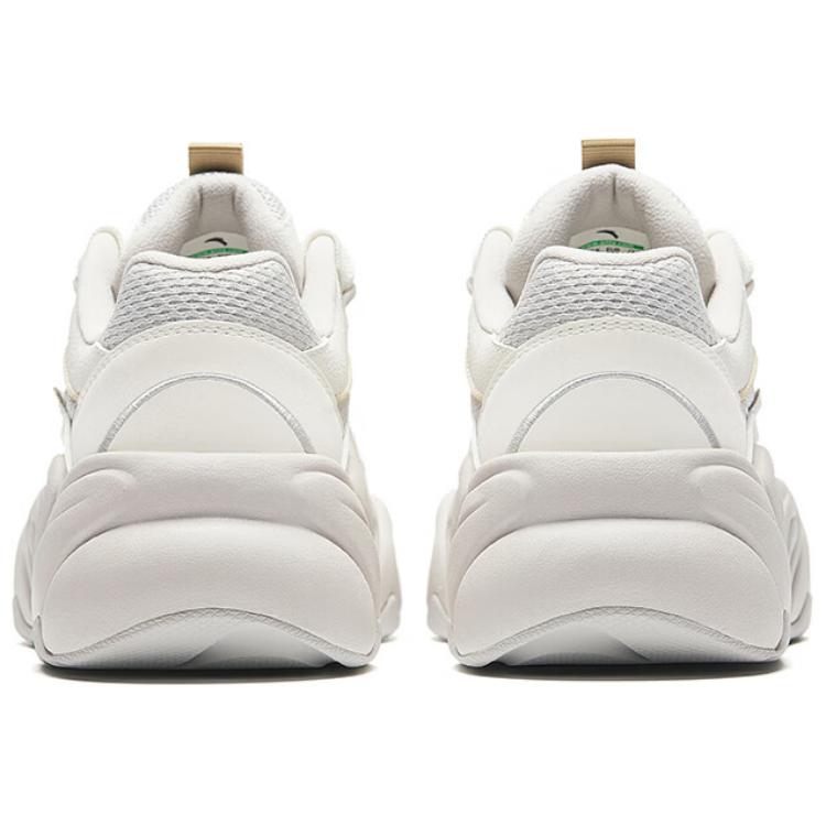 Anta Duo Duo Shoes Thick Sole Comfortable Wear-Resistant Low-Top Dad Shoes Women sneaker White Gray 122438888-3