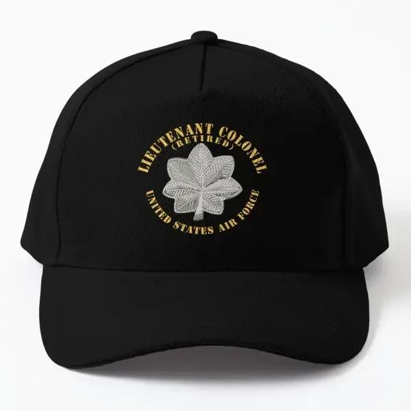 

Usaf Lieutenant Colonel Ltc Retire Baseball Cap Hat Black Printed Hip Hop Casual Mens Women Outdoor Boys Summer Sport Spring Black