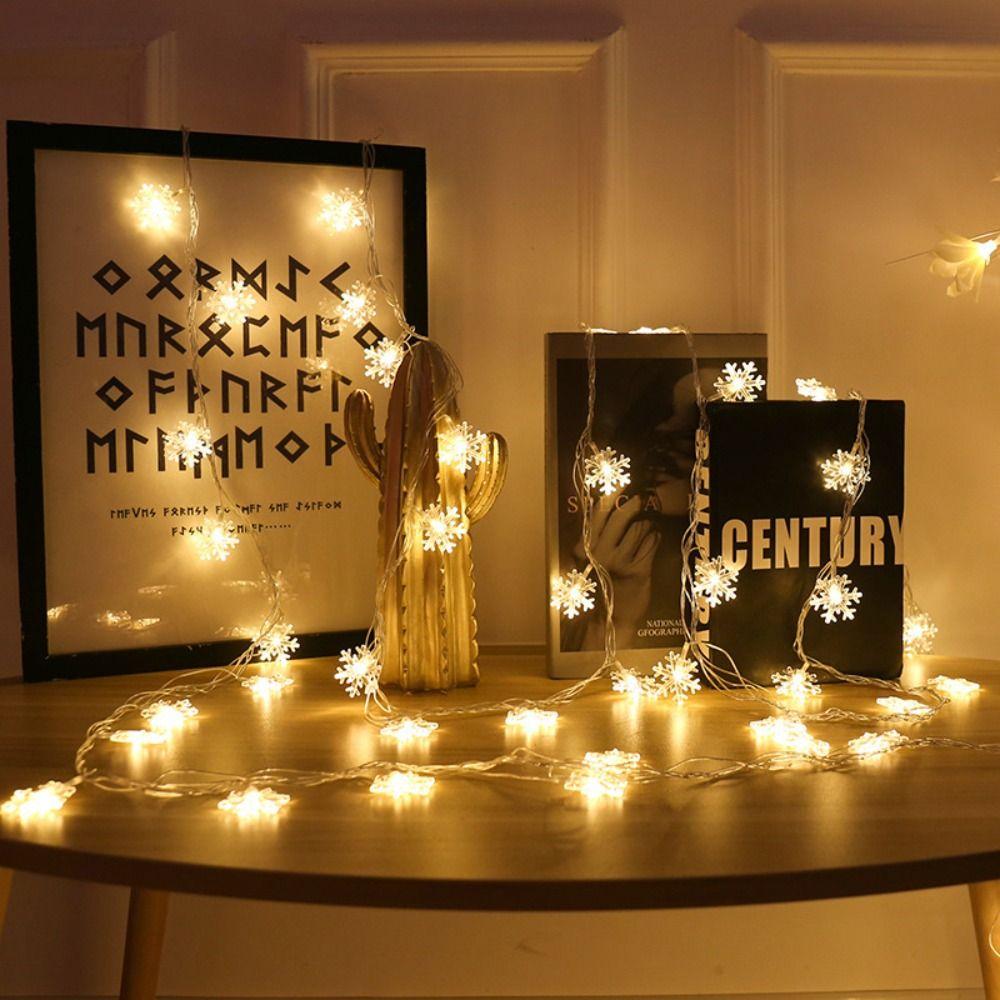 Christmas Tree Christmas Decorations for Home 6m 40Led Christmas Village  Hanging Lamps