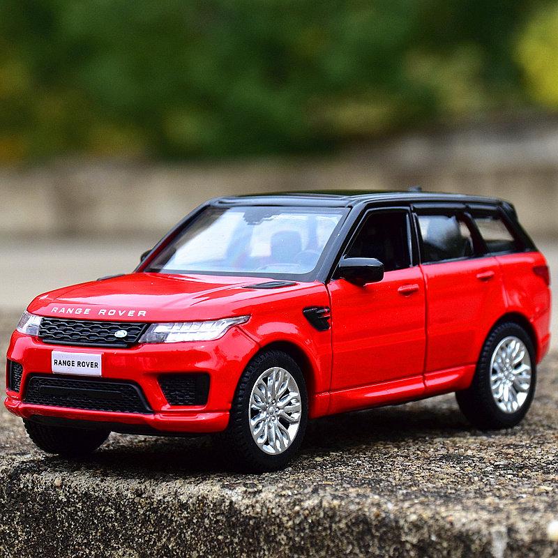 1:36 Rover Range Rover SUV Diecast Alloy Metal Luxury Car Model Pull Back Car For Children Toys With Collection Gift