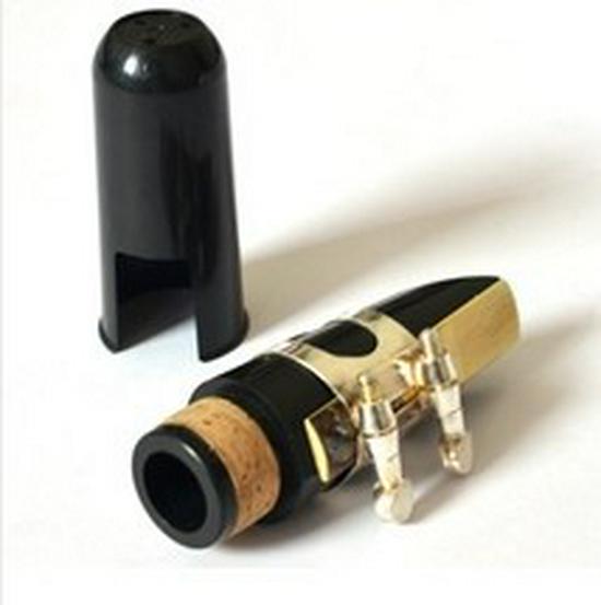 Black Plastic Clarinet Mouthpiece Wind Instrument Accessory ABS Plastic