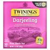 Twinings Pure Black Darjeeling Tea Bags, 50 Count, 100g (3.53oz)
