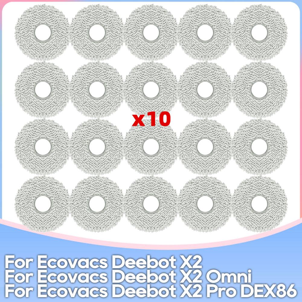 Passend für Ecovacs DEBOT X2 Omni /  X2 Pro / X2 Pro Omni / X2 Combo DEX86 Teile Hauptbürste Seitenbürste Filter Mopptuch Staubbeutel