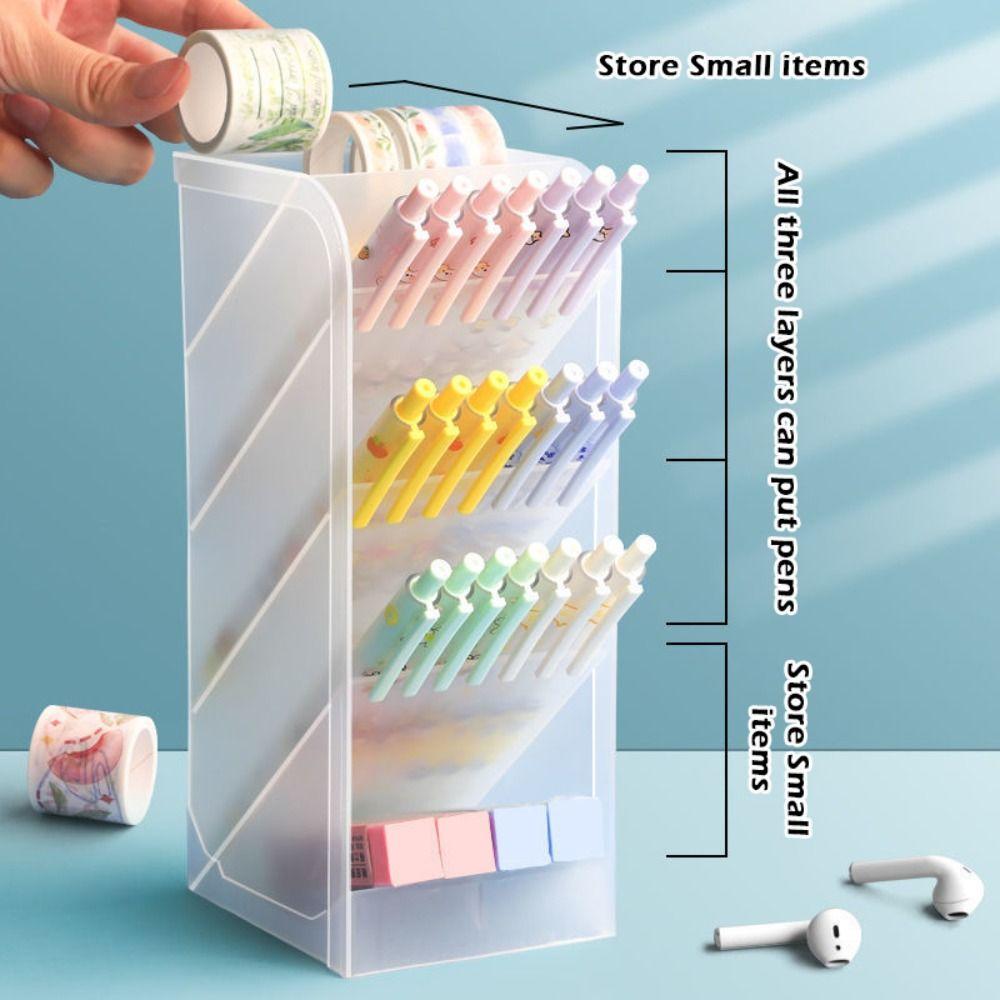 Schräg einsetzbarer Stiftehalter Großer Stiftebecher Stifthalter in mehreren Größen Zuhause Büro