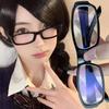 Vintage Style Little Black Square Frame Glasses Y2K Millennium Sweet Cool Spicy Girl Premium Feel Cosplay Pography Eyeglasses