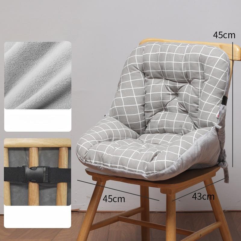 Integrated Office Seat Cushions Backrest Cushion Waist Protection Seat Backrest Cushion Student Dormitory Chair Buttocks Cushion