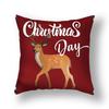 Home Christmas Cushion Cover Pillowcase Christmas Pillowcase Sofa Decorations Happy New Year Pillowcase funda de almohada
