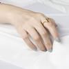 Women Girl Thumb Ring Smooth Waves Thin Party Jewelry Fashion Accessories Finger Ring Opening Ring