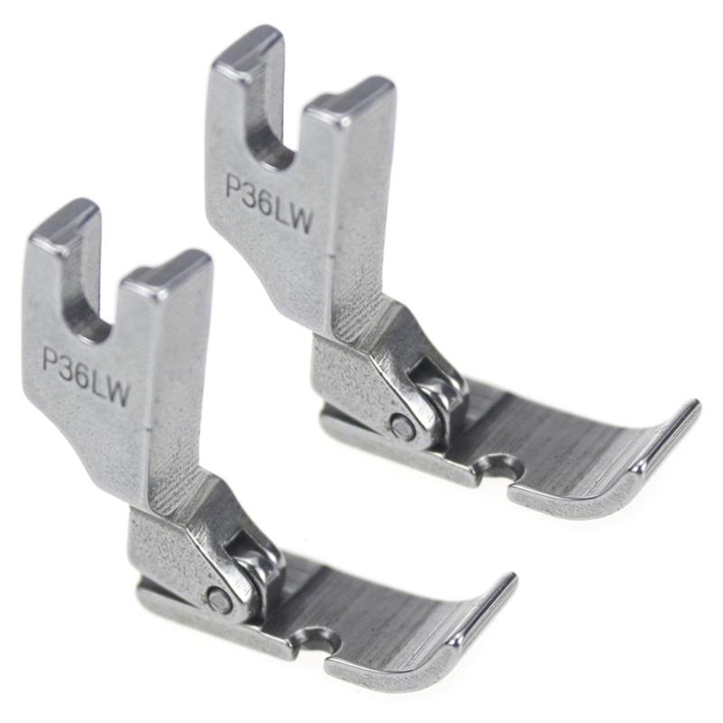 

2Pcs Metal Sewing Foot for Flatbed Sewing Machine Multipurpose Presser Foot for Thin/Thick Fabric Left OR Right