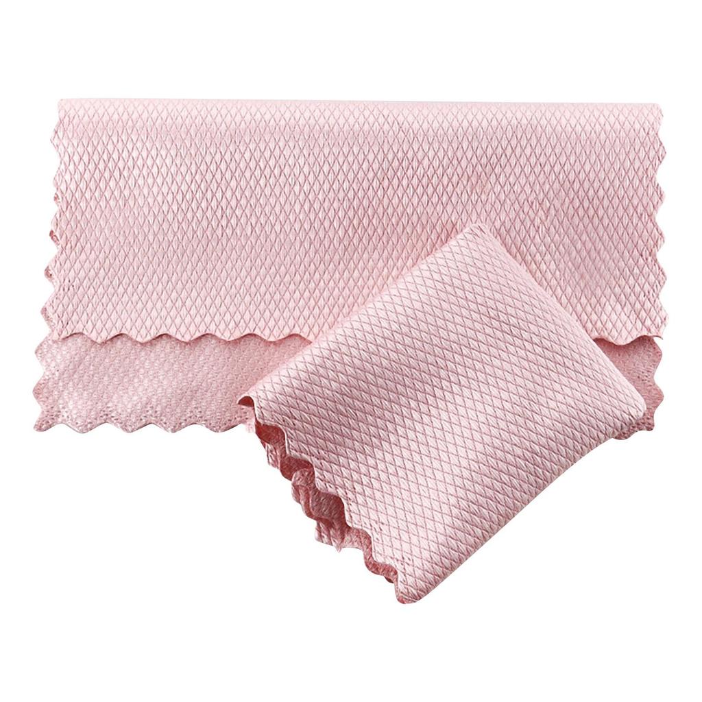 1/5/10pcs Multi-Functional Reusable Lint Cloths Absorbent Fish-scale Microfiber Glass Cleaning Cloth Nanoscale Cleaning Cloth