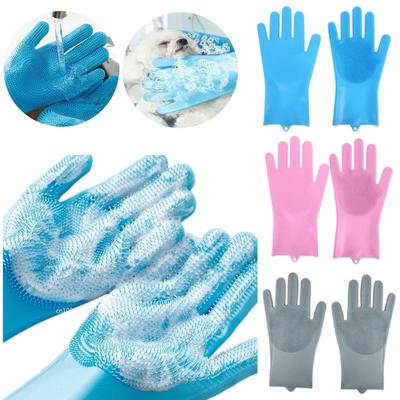 1 paar Geschirrspül-Reinigungshandschuhe, Silikon-Schwamm-Handschuh, Haushaltswäscher, Küchenreinigungswerkzeuge, Dropshipping, Küchenwerkzeug