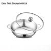Edelstahl Induktions-Hotpot