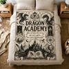 Dark Vintage Medieval Fantasy Gothic Art Aesthetic Throw Soft Flannel Throw Blanket For Couch Bed Sofa Warm Cozy All Season