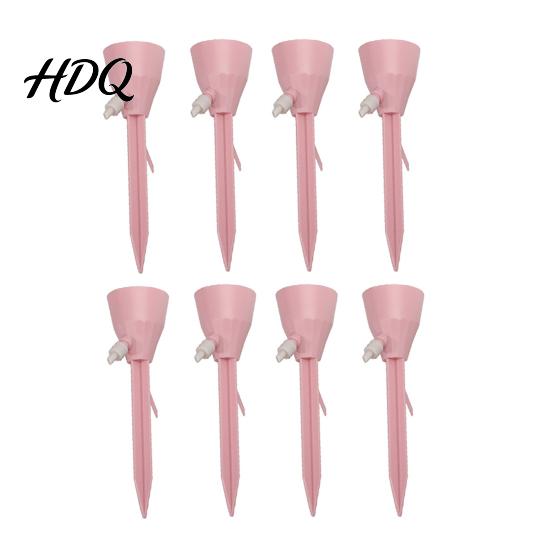 Herb Watering Spike Adjustable Self Spikes Slow Release Plant Drip Irrigation Tool 8pcs розовый