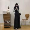 Korean Style Plus Size Women's High-End Casual 3-Piece Set: Vest, Base Layer, and Wide-Leg Pants for Autumn