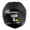 Motorcycle Flip Helmet for Men & Women - All-Season ABS Safety Helmet with Large Tail Wing & Built-In Tail Light,