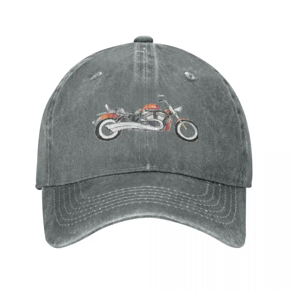 Bike Chopper Baseball Cap Fishing Caps Unisex Sunhat Beach Outing Hiking Hat Women Beach Fashion Unisexs
