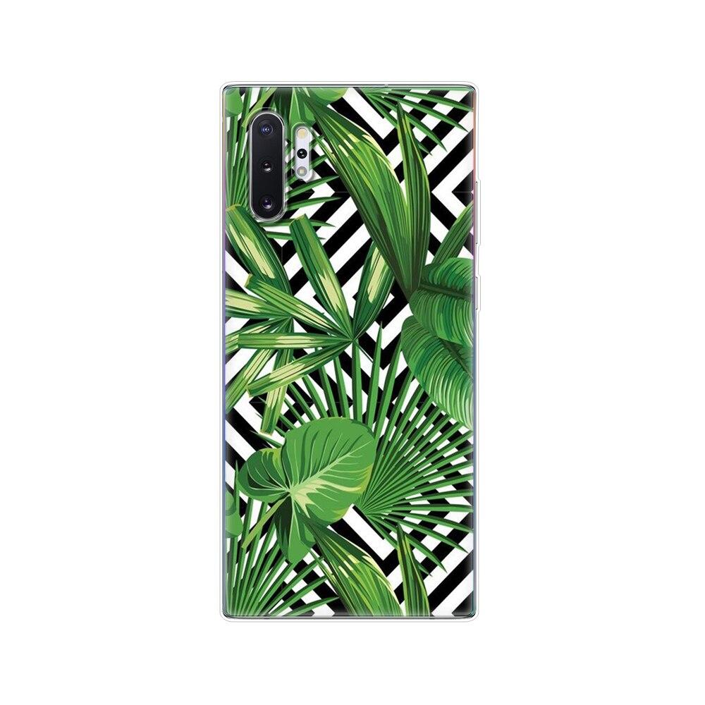Silikonový kryt na telefon Pro Samsung Galaxy Note 10 Note10 Pouzdro Měkký TPU Zadní kryt Pro Samsung Note 10 plus fundas Coque nárazník