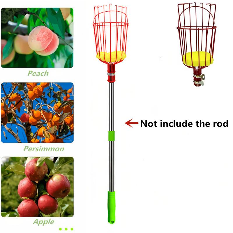 Obstpflücker Werkzeug Obstpflücker Erntekorb mit Polster Gartenfrisch Obstpflücker Gartenfruchterntegerät Gartengeräte