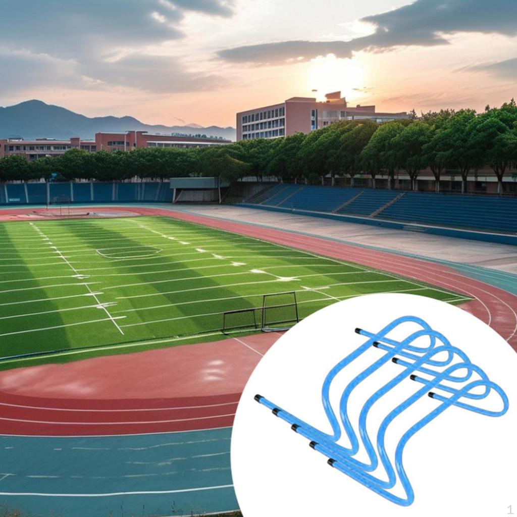 5 Agility Hurdles, Training Equipment for Indoor Sports