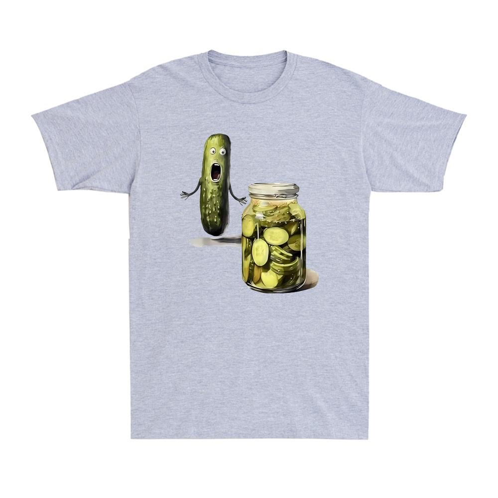 Funny Pickle Surprise A Cucumber And A Jar Of Sliced Pickles Unisexs TShirt