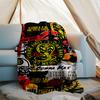 1 Stück Fußballmannschaft (25) Themen-Decke - Digitaldruck, Polyester, Gemütlich für alle Jahreszeiten, Perfekt für draußen, Camping und Reisen