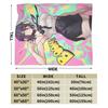 Chainsaw Man Reze Blanket Decorative Flannel Throw Blanket For Couch Chair Warm Soft Design Quality Bedspread Gift
