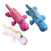 Indestructible Plush Dog Toy Soft Squeaky Chew Toy Stuffed Crocodile Puppy Teething Toy