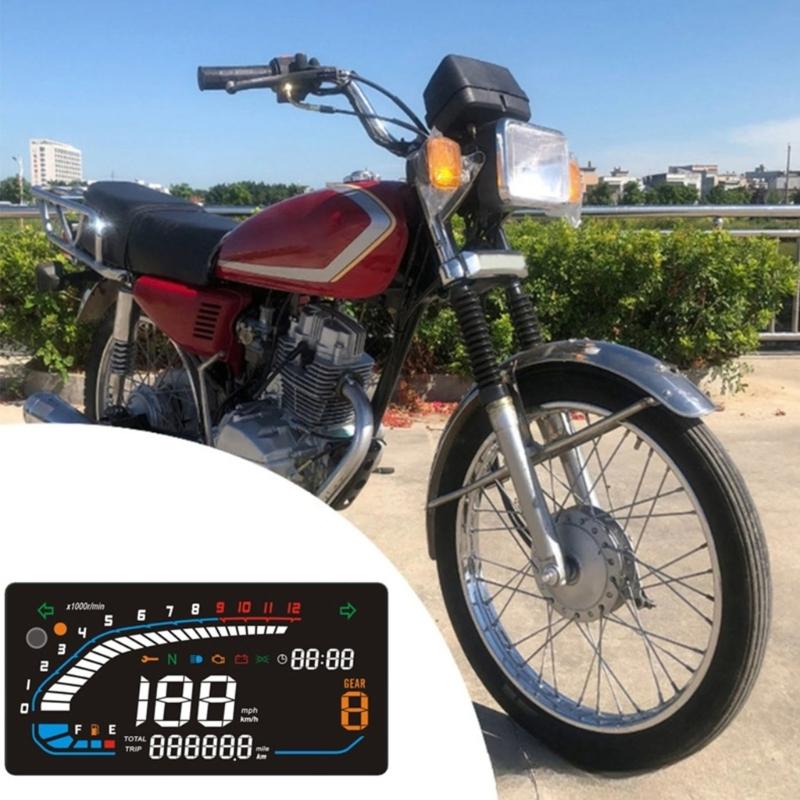 Digital Display Speedometer Odometer Dashboard Suitable for CM125 CM150 CM250 Waterproof Motorbike Instrument Tachometer