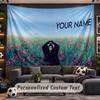 Scream Ghostface Personalized Tapestry Support Custom Name, Wall Art Home Decoration