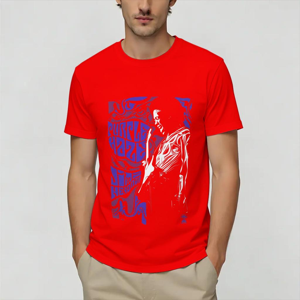 Jimi Hendrixs TShirts for Unisex Novelty Cotton Tees Round Collar Short Sleeve T Shirt 6XL Clothing