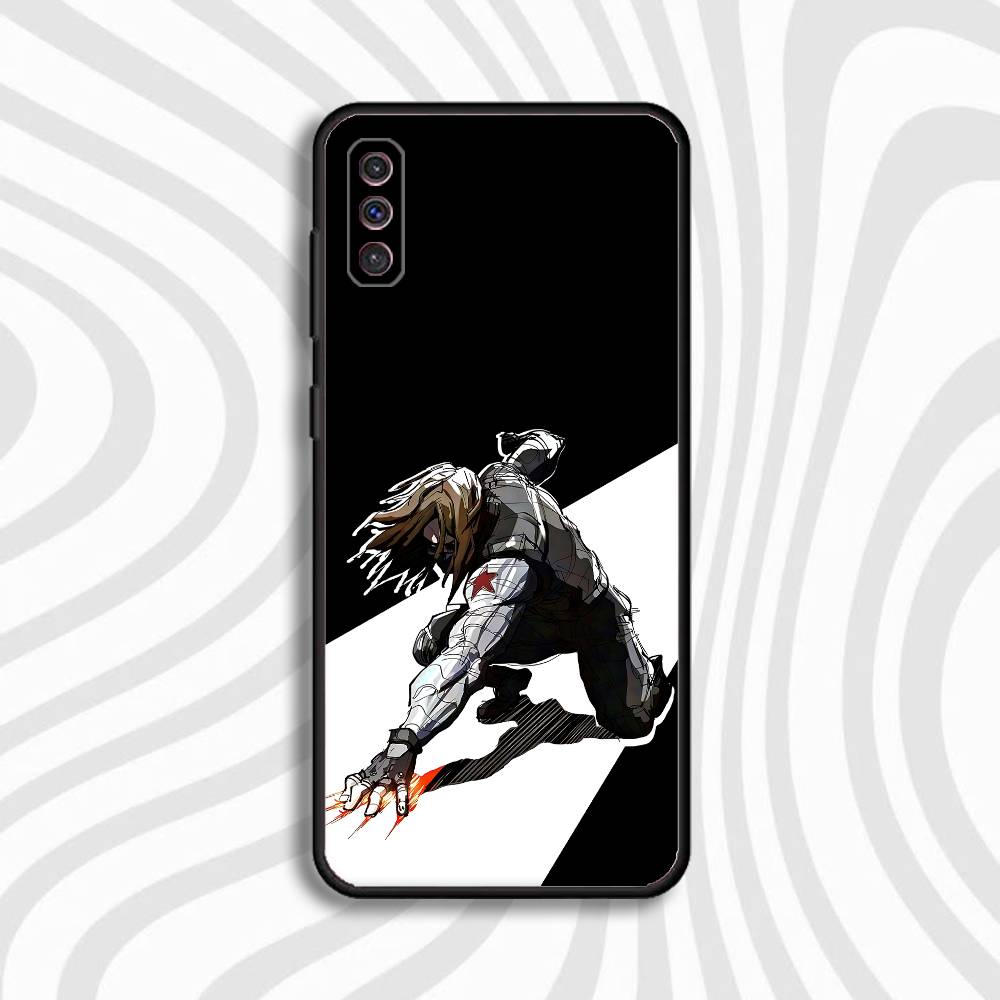 

W-Winter S-Soldier B-Bucky Phone Case For Samsung S10,S21,FE,S21 ,S26,S25,S24,S23,Ultra,S9,S22,Plus Black Shockproof TPU SamsungS24