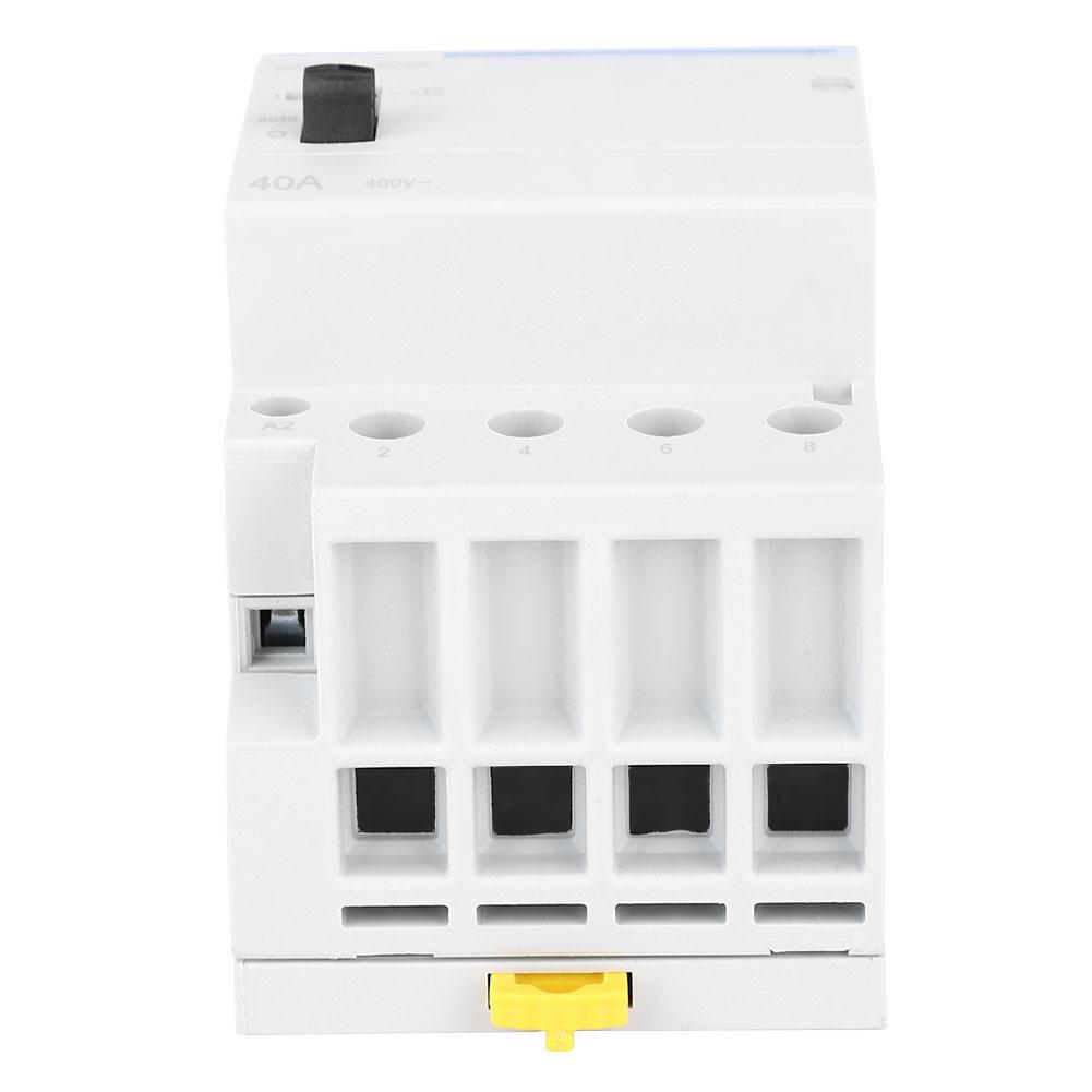 BCH8 40M 230V 4P 40A Household AC Modular Contactor with Manual Control Switch (4NC)
