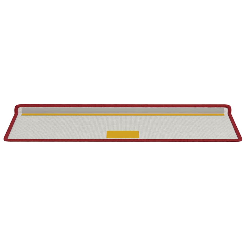 Self Adhesive Stair Protectors 15 pcs Red 65 x 21 x 4 cm