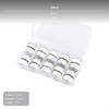 60Piece Sewing Machine Bobbin Thread Set, Polyester, MultiColor 60 Colors