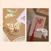 Tassel Metal Bookmark Metal Book Clip Retro Butterfly Bookmark  Teacher