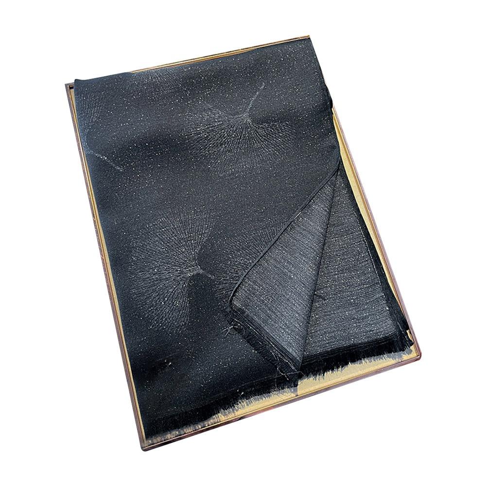 

Soft Voile Print Hijab Elegant Premium Voile Scarf Trendy Headscarf for Women чорний