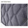 All-inclusive Super Soft Smooth Quilted Head Cover Thicken Velvet Headboard Cover Solid Color Bed Back Dust Protector Cover