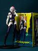 Anime Spiel Cyberpunk: Edgerunners Rebecca Figur Stehend Modell Spielzeug Geburtstagsgeschenk Actionfigur Sammlung Schreibtischdekoration Geschenk