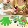 2Pcs Animals Felt Story Finger Puppets DIY Making Kit Education Gift Interactive for Home Classroom Activities Early Learning