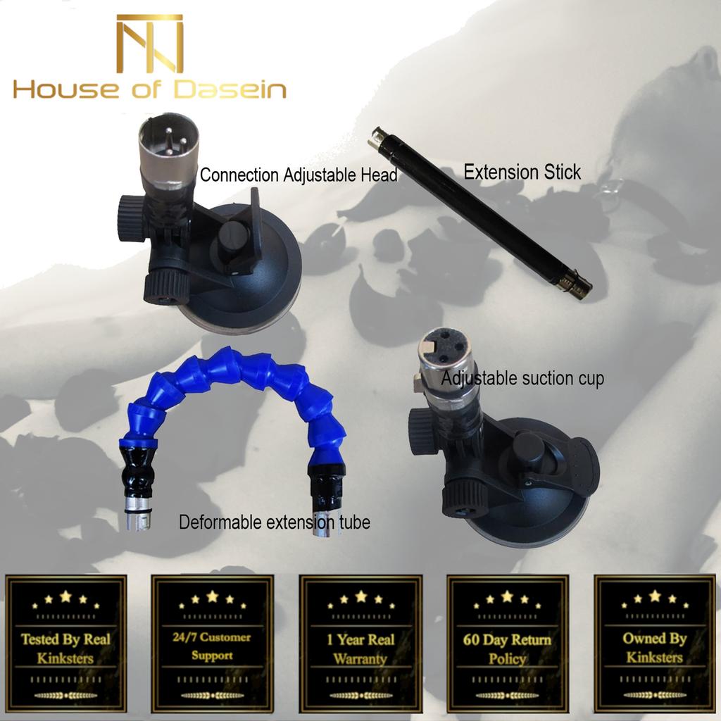 Automatic Sex Machine Suction Cup Extender Rod Attachments Masturbators