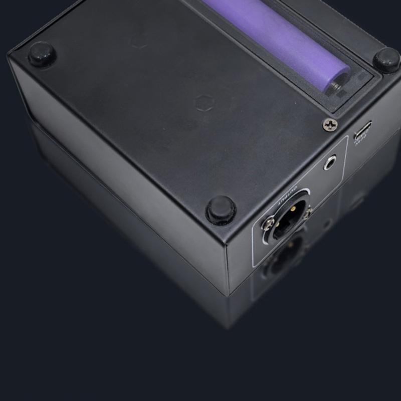 Professional 48V Power Adapter and XLR Cable Set Battery Led Light for Studio Recording