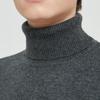Hengyuanxiang Men's Cashmere Mock Neck Pullover Sweater
