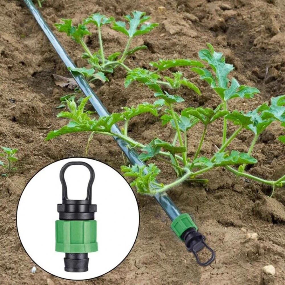 10x Tropf Ende Armaturen Für Mit 16mm Tropf Band Schläuche Sprinkler Garten Bewässerung Ausrüstung Für Bewässerung Rohr Gelenke Zubehör