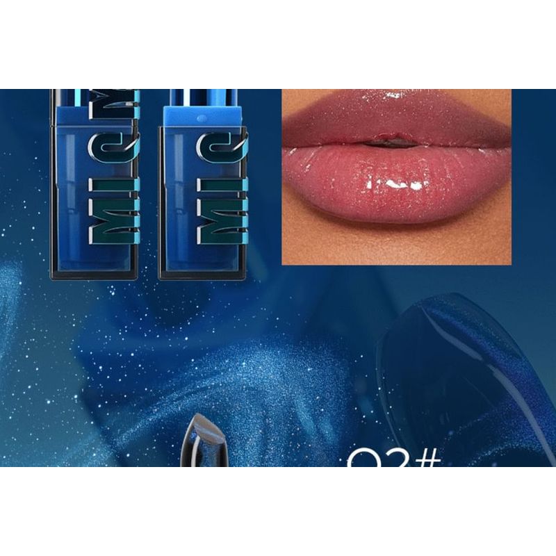 MLSMILE - Rouge à lèvres changeant de couleur effet œil de chat marbré - 4 couleurs