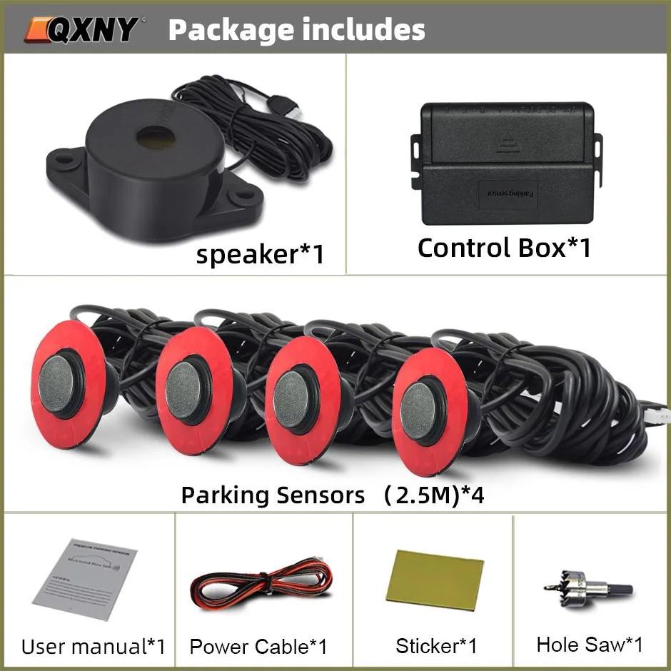 16.5mm Parking Sensors Backup Radar Plane 4 Reverse Aid Parktronic for Bumper Adjustable Depth  To Assist Bumper Distance System