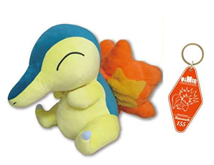 Sanei Boeki Pokemon BigMore Extra Large Plush Toy Cyndaquil 40cm Tall BM05
